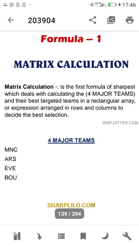 Sharpest formula 101 pdf  Though our prediction are not 100% sure but we gives you 70% to 80% accuracy because we will always try our best to make punters smile with our accurate predictions after making a long-run research and with the help of SHARPEST FORMULA 101 eBook (PDF)