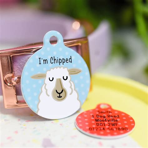 Sheep name tag  19 5