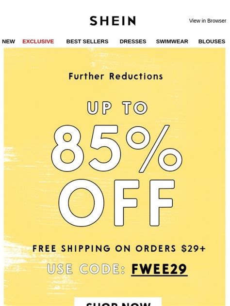 Shein $100 off coupons  SHEIN; Target