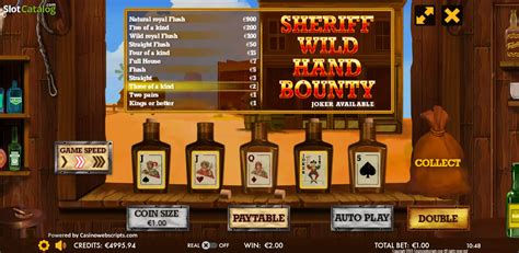 Sheriff wild hand video poker game slot Know how to play a basic game