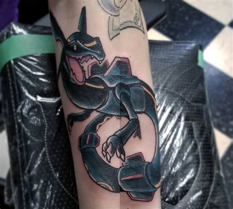 Shiny mega rayquaza tattoo  Measures about 45 ¼ inches long from head to tail
