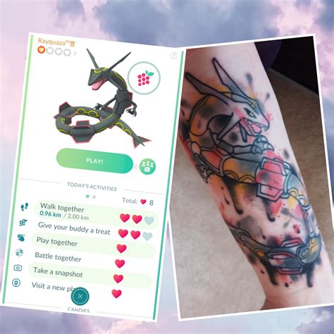 Shiny mega rayquaza tattoo  Vertices: 52