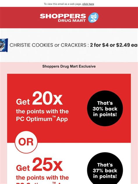 Shoppers 20x points  I buy cereal and groceries mostly, it's hard to rack up $50 let alone $75