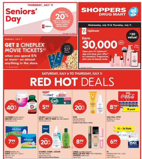 Shoppers 20x points  Friday June 26 to Sunday June 28