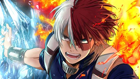 Shoto todoroki wallpaper 4k , 1600x900 px, 1366x768 px)