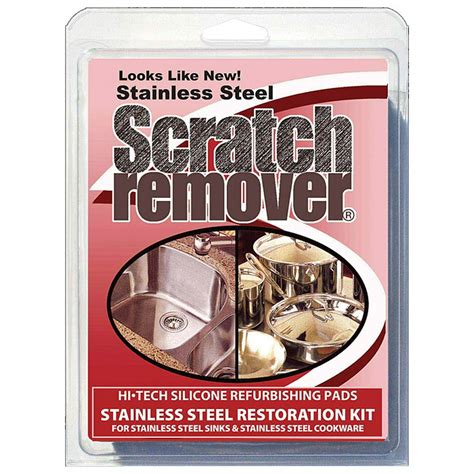 Siege stainless steel scratch remover  Again, you are trying to remove any debris, dirt, dust, or food residue that may have attached itself to the surface