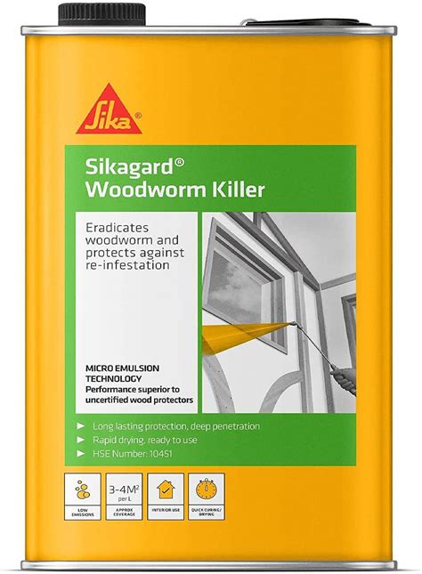 Sika woodworm killer  Type of structure infected