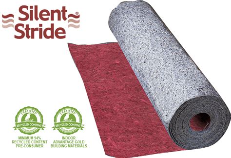 Silent stride underlayment  SOUND TRANSMISSION LOSS