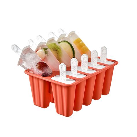 4 Cavity Spiral Popsicle Mold - Silicone Mold