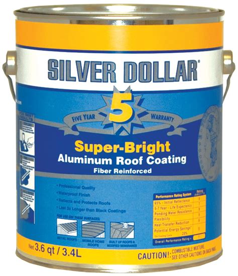 Silver dollar roof sealer  We offer expert specialty coatings such as HydroGraphics, Powder, Chrome, Ceramics, as well as sand and media blasting, all under one roof