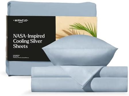 Miracle Made Extra Luxe Bed Sheets Set (Stone, King) 100% USA-Grown Supima  Cotton Sheets, 4 Piece Bed Sheet Set Infused with Natural Silver, 500  Thread Count, U…
