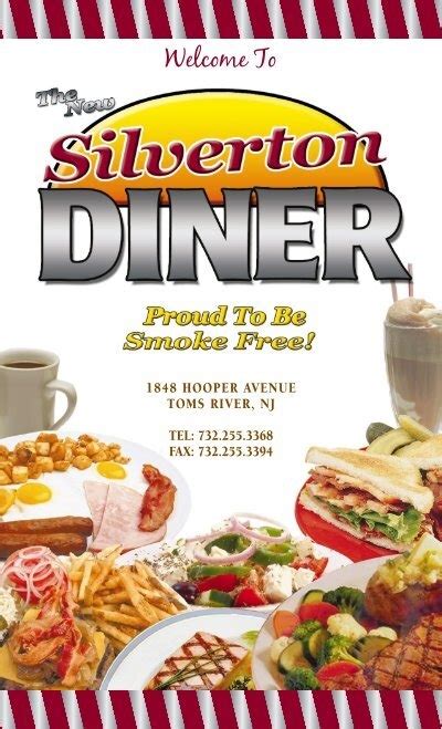 Silverton diner menu  Food is pretty good but prices are high for diner food