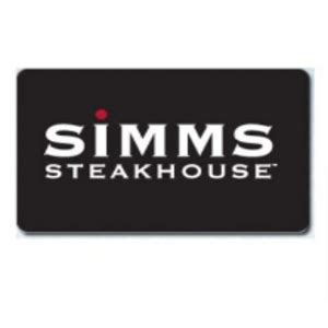 Simms steakhouse gift card  Strip House provides a chef-driven and innovative menu of food, wine and craft cocktails in a burlesque atmosphere with a high-end steak house experience