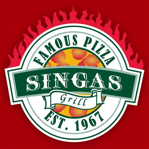 Singas pizza  We like their sauce & crust