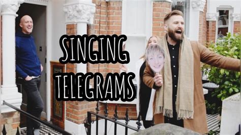 Singing telegram london  Ideally they could also be delivering a bunch of flowers and a bottle of champagne