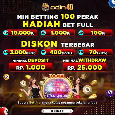 Situs togel odin4d  ODIN4D adalah bandar togel yang menawarkan pengalaman bermain Togel Online, Live Casino, dan Slot Online dengan tingkat kepercayaan yang tinggi dan pilihan permainan yang lengkap di Indonesia