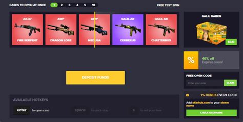 Skinhub case codes  Play Roulette, Coinflip & Matchbetting on the World's biggest CSGO Skin gambling site