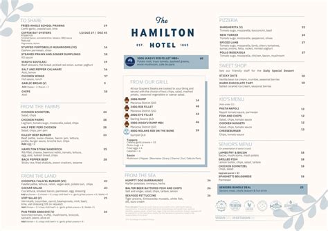 Sky city hamilton menu co