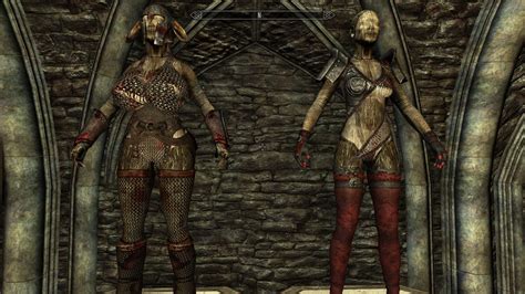 Skyrim female mannequins  Now wooden mannequins kinda creep me out, especially the female ones in Legacy lol, and I would like to make them look human while keeping males and female