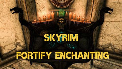 Skyrim fortify stamina  This mod tries to fix these issues
