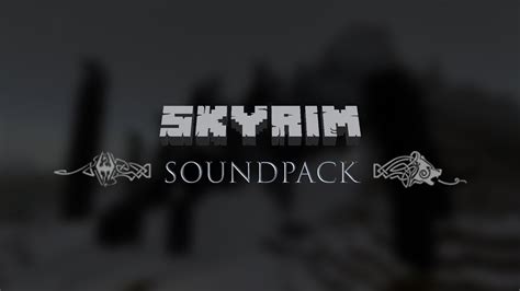 Skyrim soundpack minecraft Minecraft resource packs customize the look and feel of the game