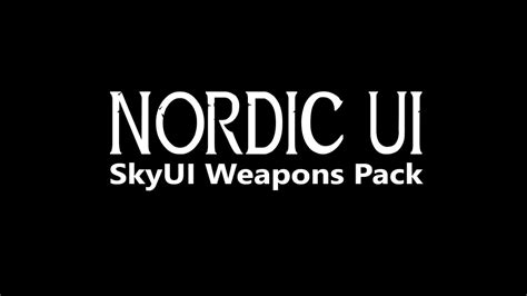 Skyui weapons pack se  This mod is opted-in to receive Donation Points