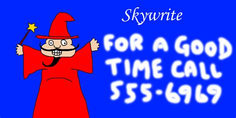 Skywrite 5e  Skywrite (5e Spell) The spell, skywrite, is copyright Wizards of the Coast