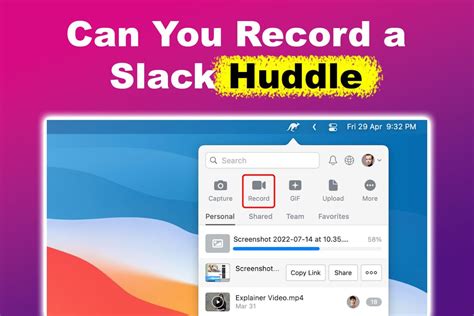 Slack huddle record  People can work in dedicated spaces called channels that bring together the right people and information