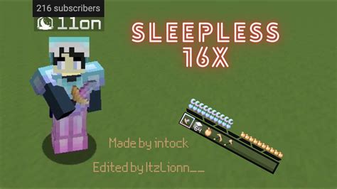 Sleepless 16x  We aim to create an environment for both pack creators and players to have an easy time sharing and download Resource Packs! The latest Tweets from SeaRavioli (@SeaRaviolii)