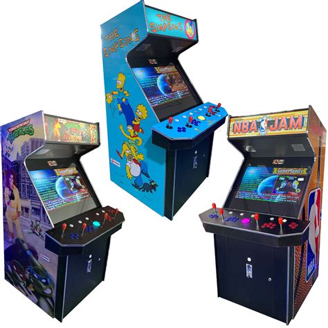 Slim upright arcade machine CREATIVE ARCADES | STAND UP ARCADES Stand up arcade machines from 2 player to 4 player, 60, 412, 1160, to 3500 games, and more