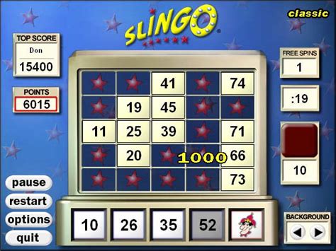 Slingo big wheel play online  Play for