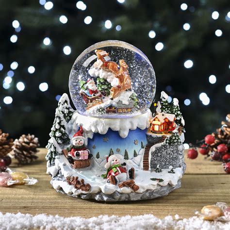 Small snow globe white christmas party escort cards 3k) $14