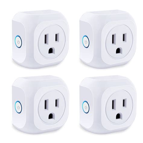 Govee Smart WiFi Outdoor Plug, Weatherproof 15A Outdoor Smart Outlet Bundle  with WiFi Bluetooth Outlets 4 Pack, App Control, Supports Alexa and Google  Assistant, 2.4 GHz Network only