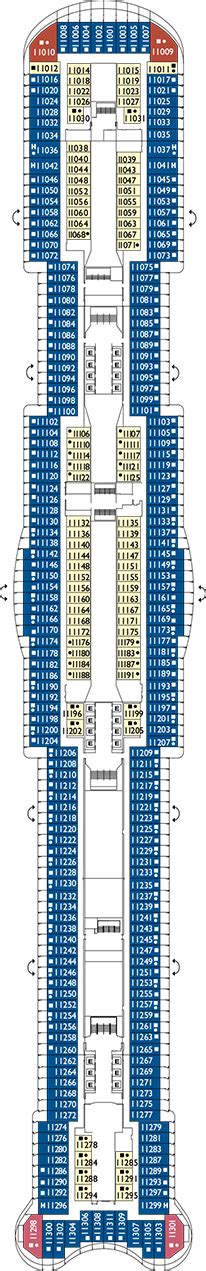 Smeralda deck plan Click on top left for ship menu