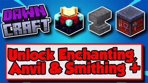 Smithing table dawncraft Eric_Angel