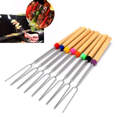BambooMN Premium 36 Inch (3ft) 5mm Thick Safe Extra Long Multipurpose  Marshmallow S'mores Roasting Bamboo Sticks Skewers, 100 Pieces Perfect for