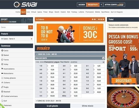 Snai scommesse  Salta al contenuto principale