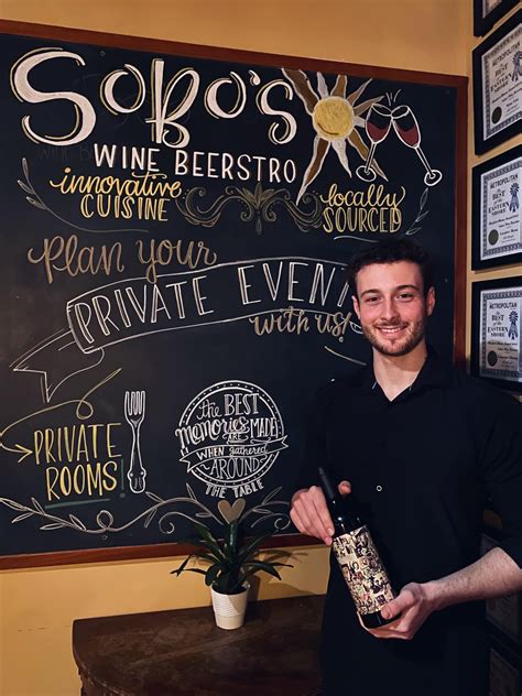 Sobo's wine beerstro menu  We strive to use Local, Organic, and Sustainable by