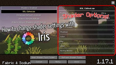 Sodium lithium iris shaders  It does this in many ways