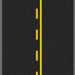 Solid yellow line next to broken The yellow line indicates that passing or overtaking a vehicle is allowed, but crossing the yellow line is not allowed