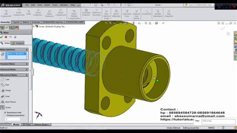 Solidworks screw mate 125