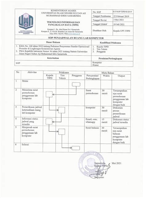 Sop penggunaan lab komputer  4