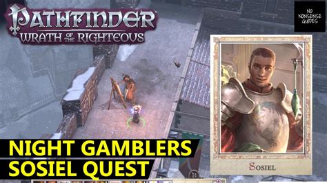 Sosiel night gamblers  The Quest is not getting updated and there is nothing else you can do