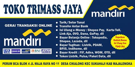 Spanduk agen mandiri cdr  Bisa di download secara gratis, Gratis digunakan untuk Personal / Comersial