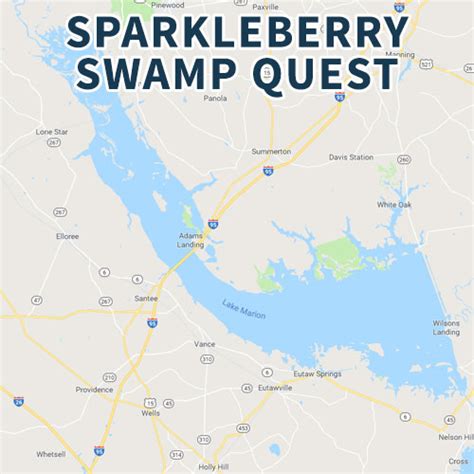 Sparkleberry swamp map 