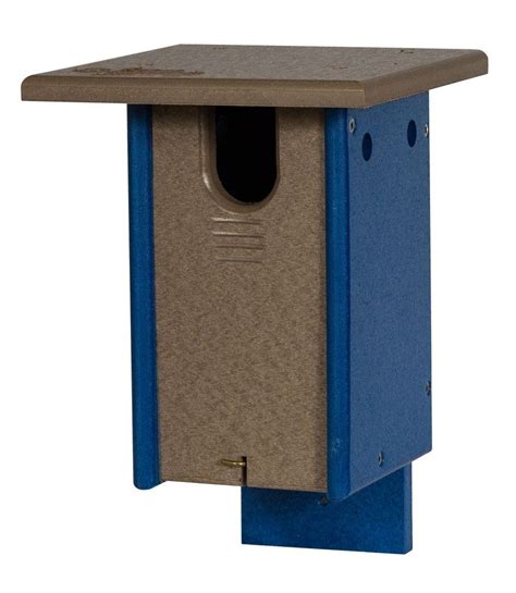 Sparrow proof bluebird house Since house sparrows feed on the ground or on sizable platform feeders, one sparrow proof bird feeder that you could use is the clinging mesh feeder