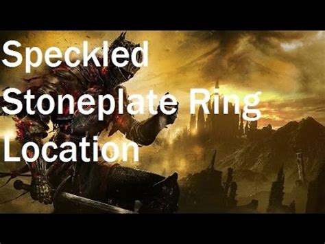 Speckled stoneplate ring  Lloyd's shield ring = increase damage absorption by 80% when hp is full