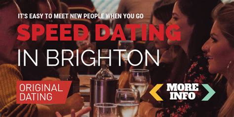 Speed dating brighton over 40  Membership is totally free and all profiles are always private