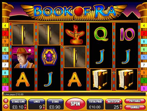 Spelet book of ra online  This famous game machine released by the Austrian manufacturer Novomatic gives players a chance to win up to 5,000 credits for each spin