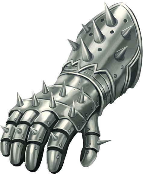 Spiked gauntlet pathfinder  These close combat weapons are designed to fit comfortably around the knuckles, narrowing the contact area and therefore magnifying the amount of force delivered by a punch